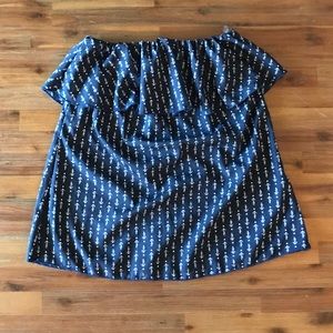 🌈 Ocean Drive Size M Strapless Top